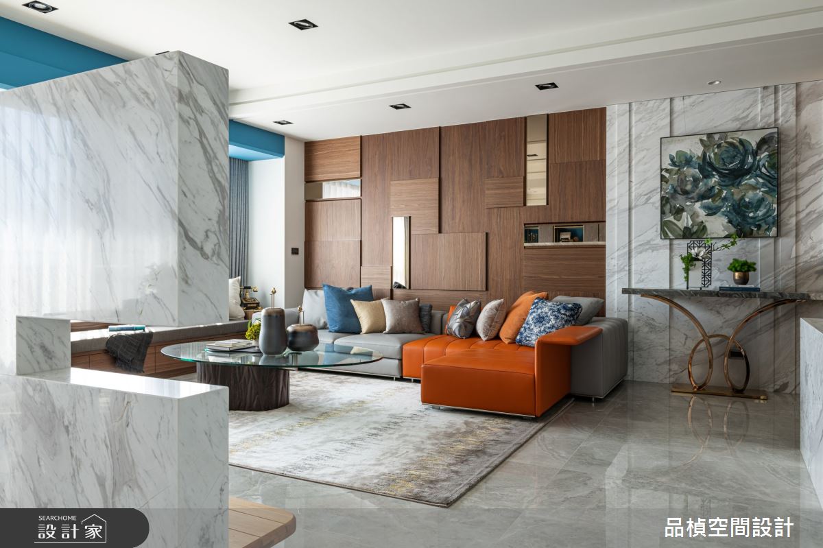 45坪新成屋(5年以下)＿現代風客廳案例圖片＿品楨空間設計＿品楨_30之6
