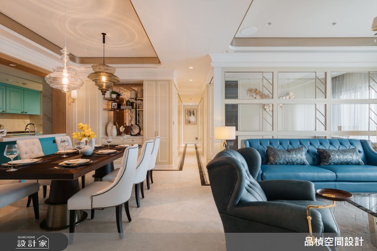 52坪新成屋(5年以下)＿新古典客廳餐廳案例圖片＿品楨空間設計＿品楨_31之4