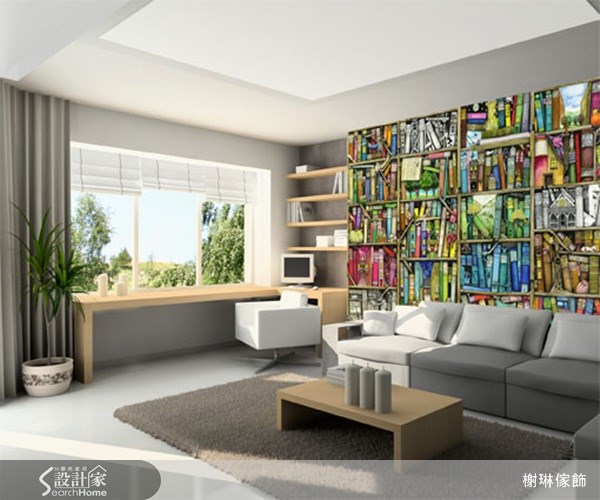 ＿案例圖片＿榭琳傢飾設計公司＿榭琳傢飾-窗簾.壁紙.家具提供_大幅壁紙之12