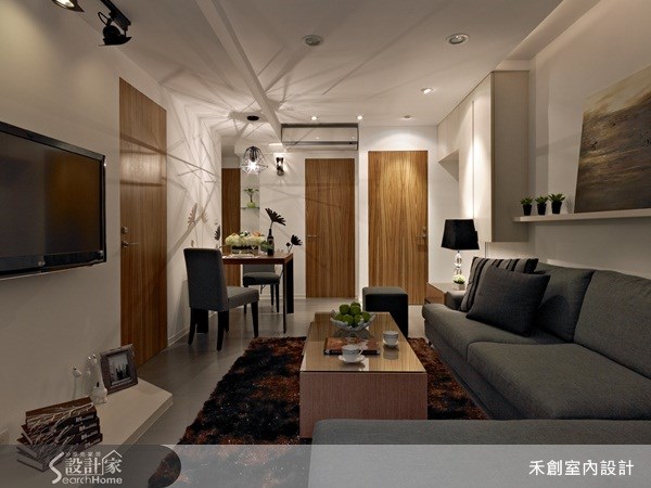 26坪老屋(16~30年)＿混搭風客廳案例圖片＿禾捷室內裝修設計有限公司＿禾創_03之4