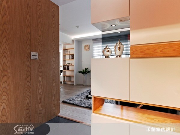 28坪中古屋(5~15年)＿北歐風玄關案例圖片＿禾捷室內裝修設計有限公司＿禾創_04之2