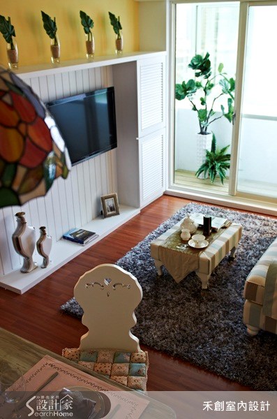 17坪中古屋(5~15年)＿鄉村風客廳案例圖片＿禾捷室內裝修設計有限公司＿禾創_05之10