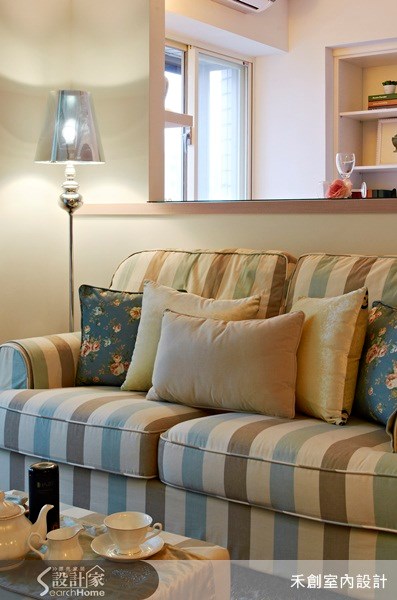 17坪中古屋(5~15年)＿鄉村風客廳案例圖片＿禾捷室內裝修設計有限公司＿禾創_05之9
