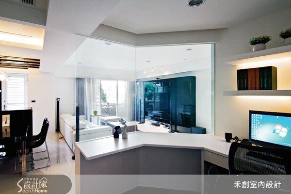 48坪老屋(16~30年)＿現代風書房案例圖片＿禾捷室內裝修設計有限公司＿禾創_07之11