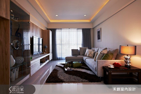 30坪新成屋(5年以下)＿簡約風客廳案例圖片＿禾捷室內裝修設計有限公司＿禾創_09之4