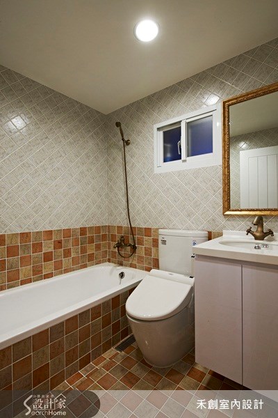 18坪老屋(16~30年)＿鄉村風浴室案例圖片＿禾捷室內裝修設計有限公司＿禾創_10之22