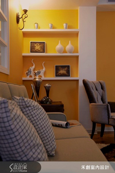 23坪老屋(16~30年)＿鄉村風客廳案例圖片＿禾捷室內裝修設計有限公司＿禾創_11之9