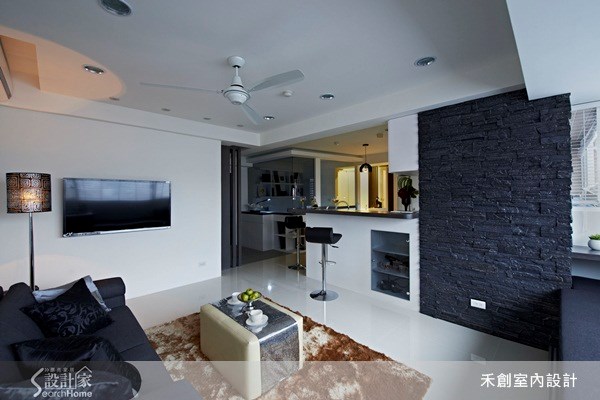 23坪中古屋(5~15年)＿現代風客廳案例圖片＿禾捷室內裝修設計有限公司＿禾創_12之6