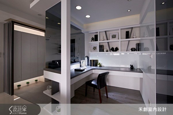23坪中古屋(5~15年)＿現代風書房案例圖片＿禾捷室內裝修設計有限公司＿禾創_12之3