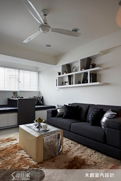 23坪中古屋(5~15年)＿現代風客廳案例圖片＿禾捷室內裝修設計有限公司＿禾創_12之10
