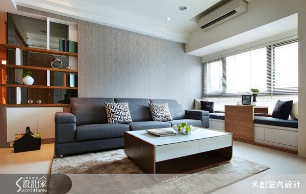 30坪新成屋(5年以下)＿人文禪風客廳案例圖片＿禾捷室內裝修設計有限公司＿禾創_13之3