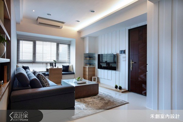 30坪新成屋(5年以下)＿人文禪風客廳案例圖片＿禾捷室內裝修設計有限公司＿禾創_13之1