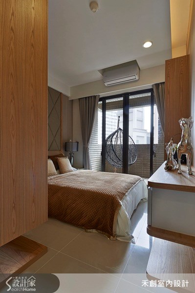 25坪新成屋(5年以下)＿現代風臥室案例圖片＿禾捷室內裝修設計有限公司＿禾創_17之12