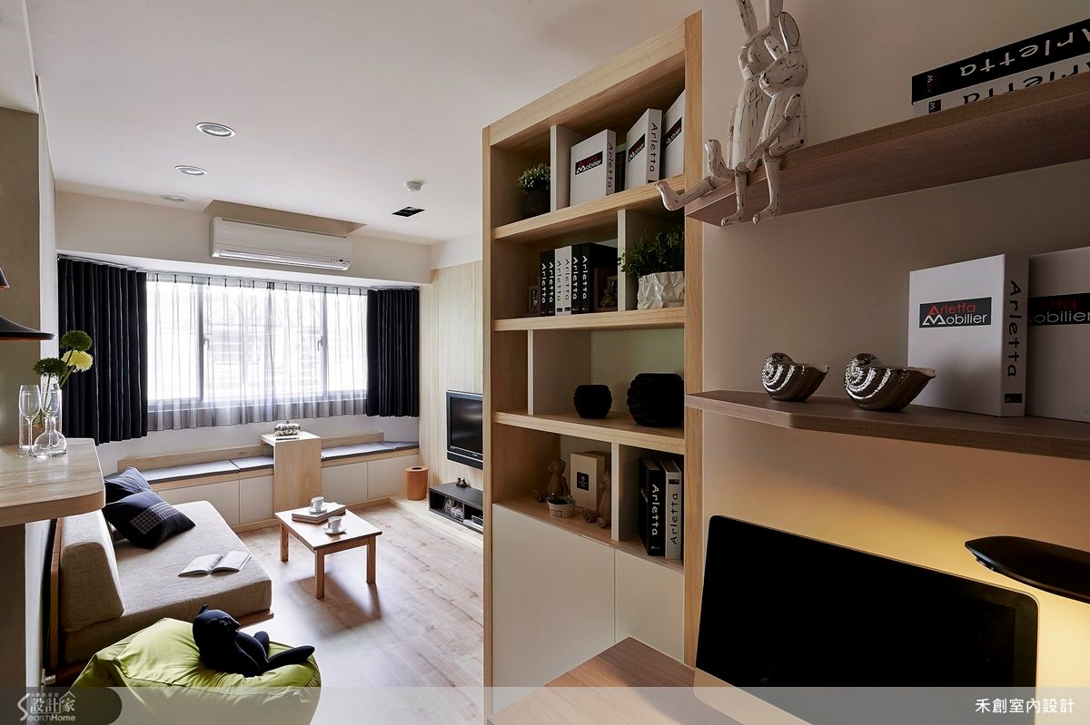 18坪老屋(16~30年)＿簡約風客廳案例圖片＿禾捷室內裝修設計有限公司＿禾創_18之6
