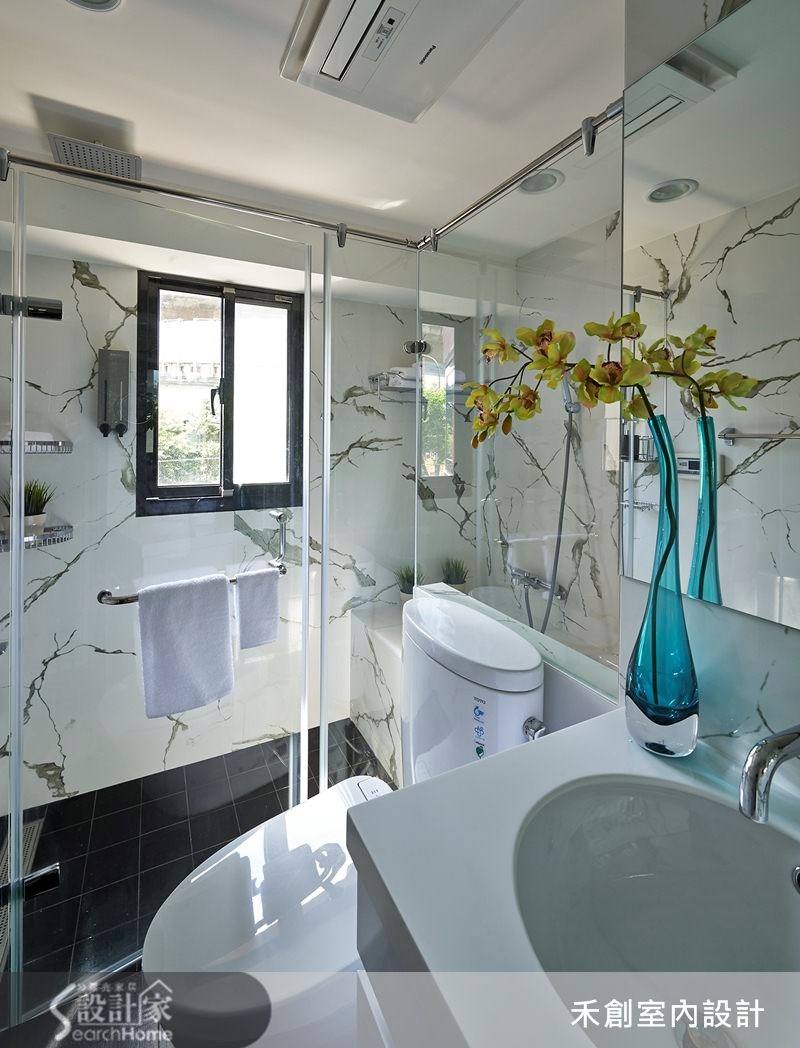 32坪老屋(16~30年)＿現代風浴室案例圖片＿禾捷室內裝修設計有限公司＿禾創_19之22