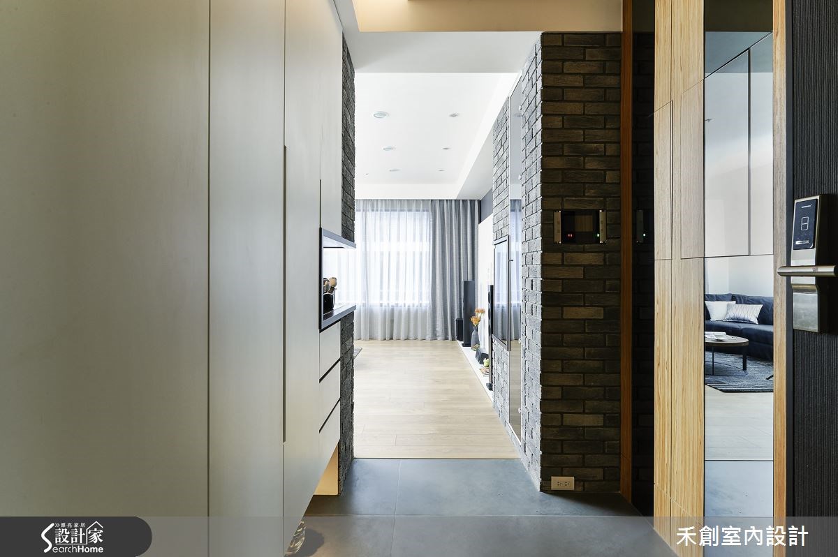 35坪新成屋(5年以下)＿療癒風走廊案例圖片＿禾捷室內裝修設計有限公司＿禾創_20之1