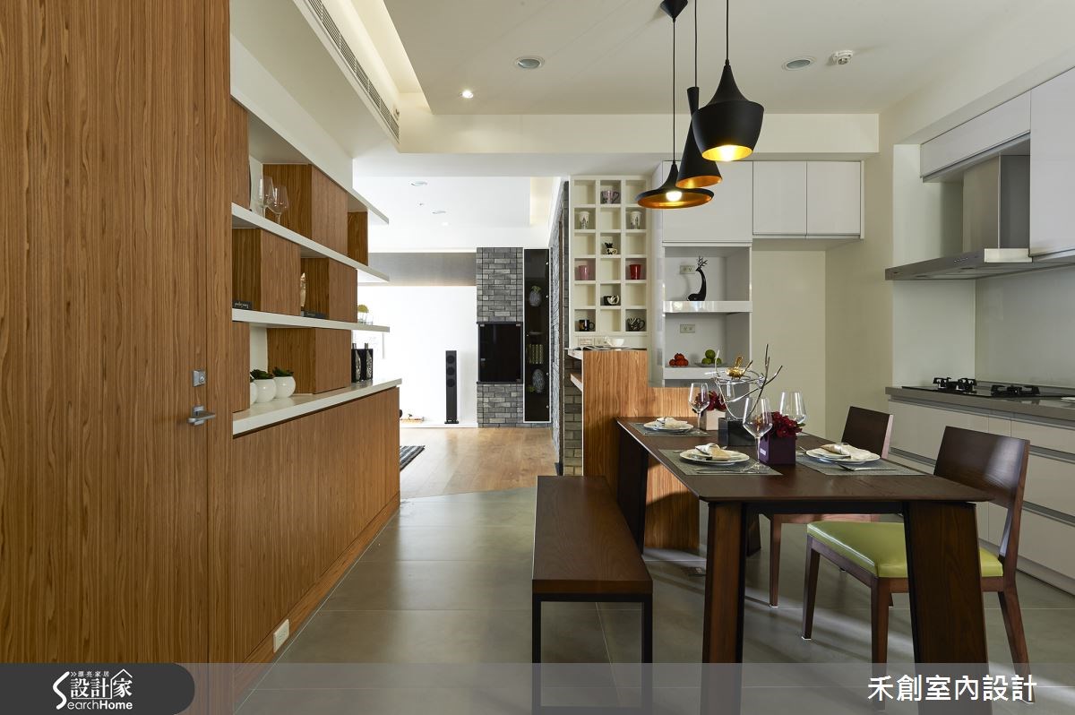 35坪新成屋(5年以下)＿療癒風餐廳案例圖片＿禾捷室內裝修設計有限公司＿禾創_20之6