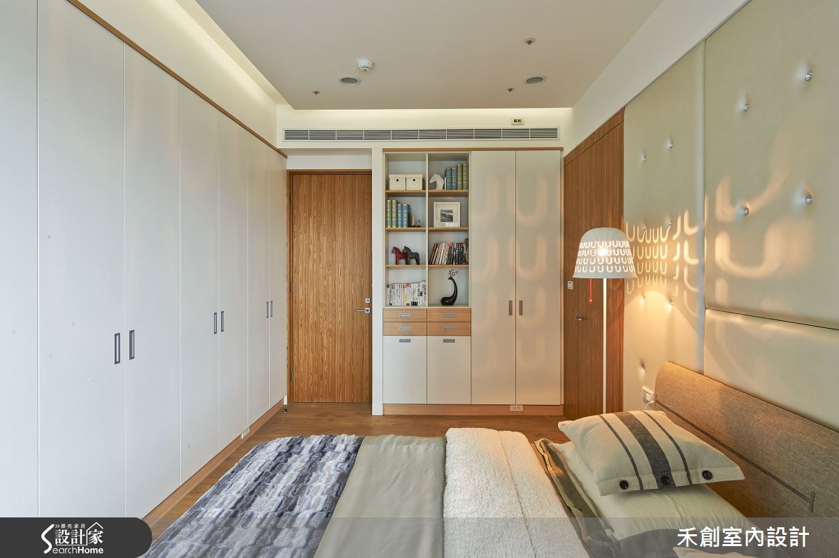 35坪新成屋(5年以下)＿療癒風臥室案例圖片＿禾捷室內裝修設計有限公司＿禾創_20之14