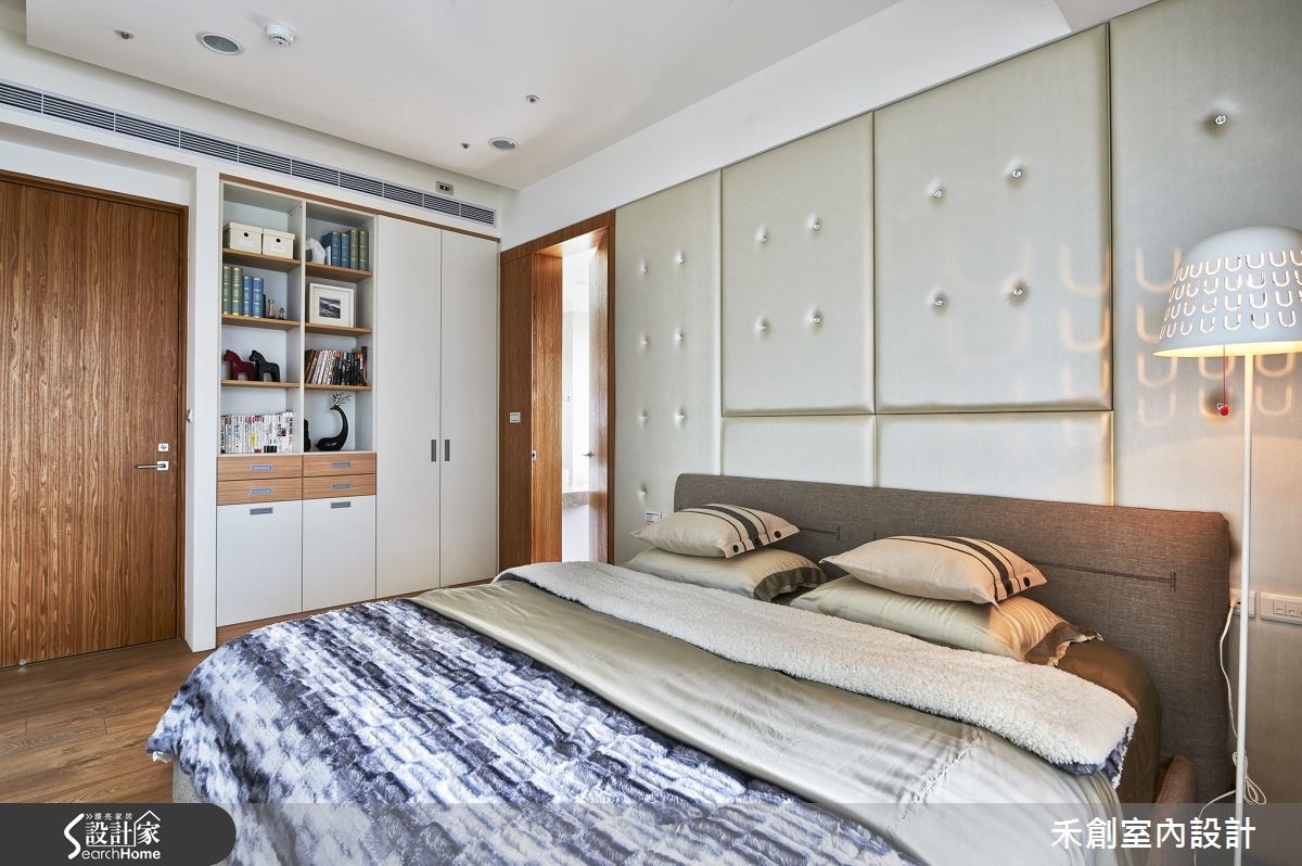 35坪新成屋(5年以下)＿療癒風臥室案例圖片＿禾捷室內裝修設計有限公司＿禾創_20之15