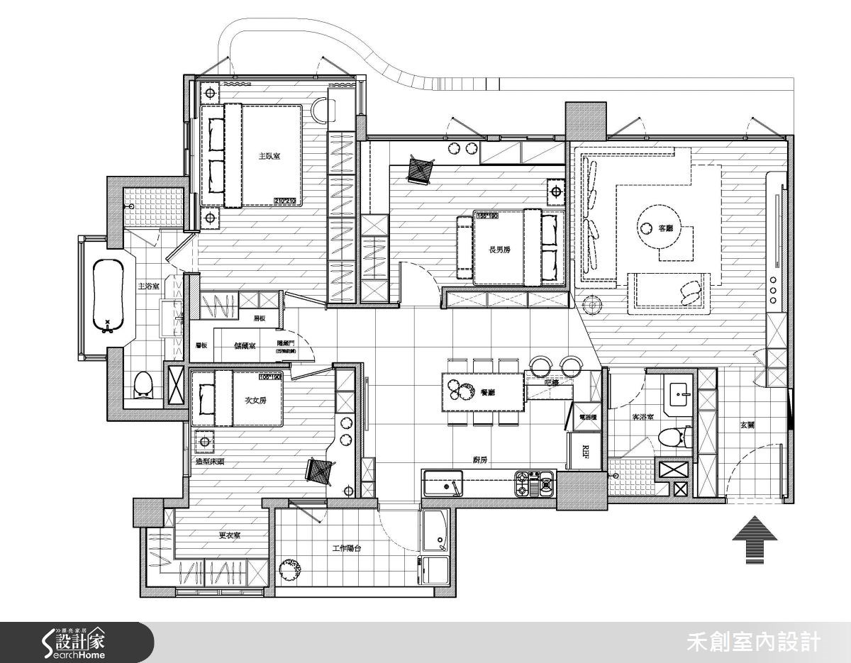 35坪新成屋(5年以下)＿療癒風案例圖片＿禾捷室內裝修設計有限公司＿禾創_20之18