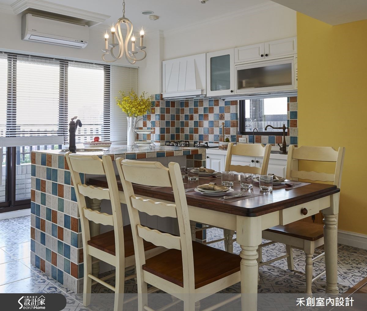 40坪新成屋(5年以下)＿鄉村風餐廳案例圖片＿禾捷室內裝修設計有限公司＿禾創_21之8