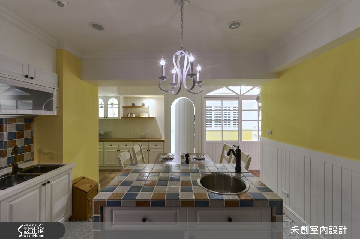 40坪新成屋(5年以下)＿鄉村風餐廳案例圖片＿禾捷室內裝修設計有限公司＿禾創_21之9