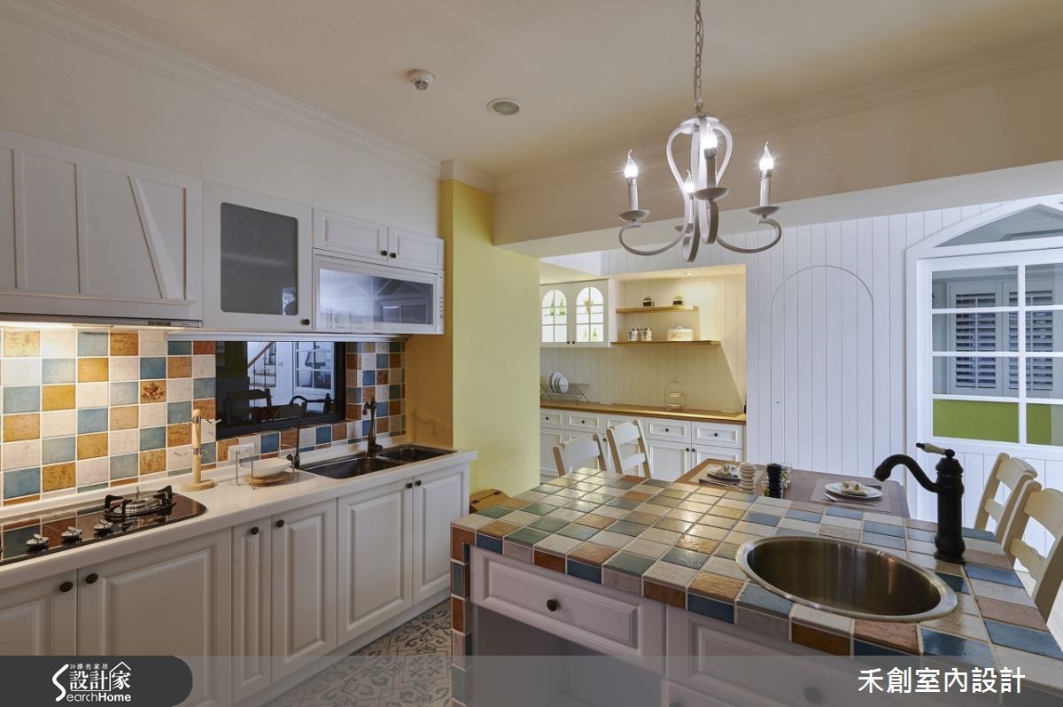 40坪新成屋(5年以下)＿鄉村風餐廳案例圖片＿禾捷室內裝修設計有限公司＿禾創_21之11