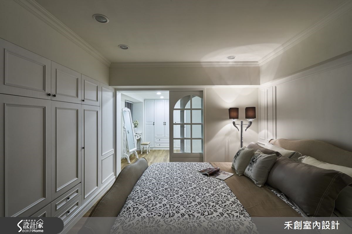 40坪新成屋(5年以下)＿鄉村風臥室案例圖片＿禾捷室內裝修設計有限公司＿禾創_21之16