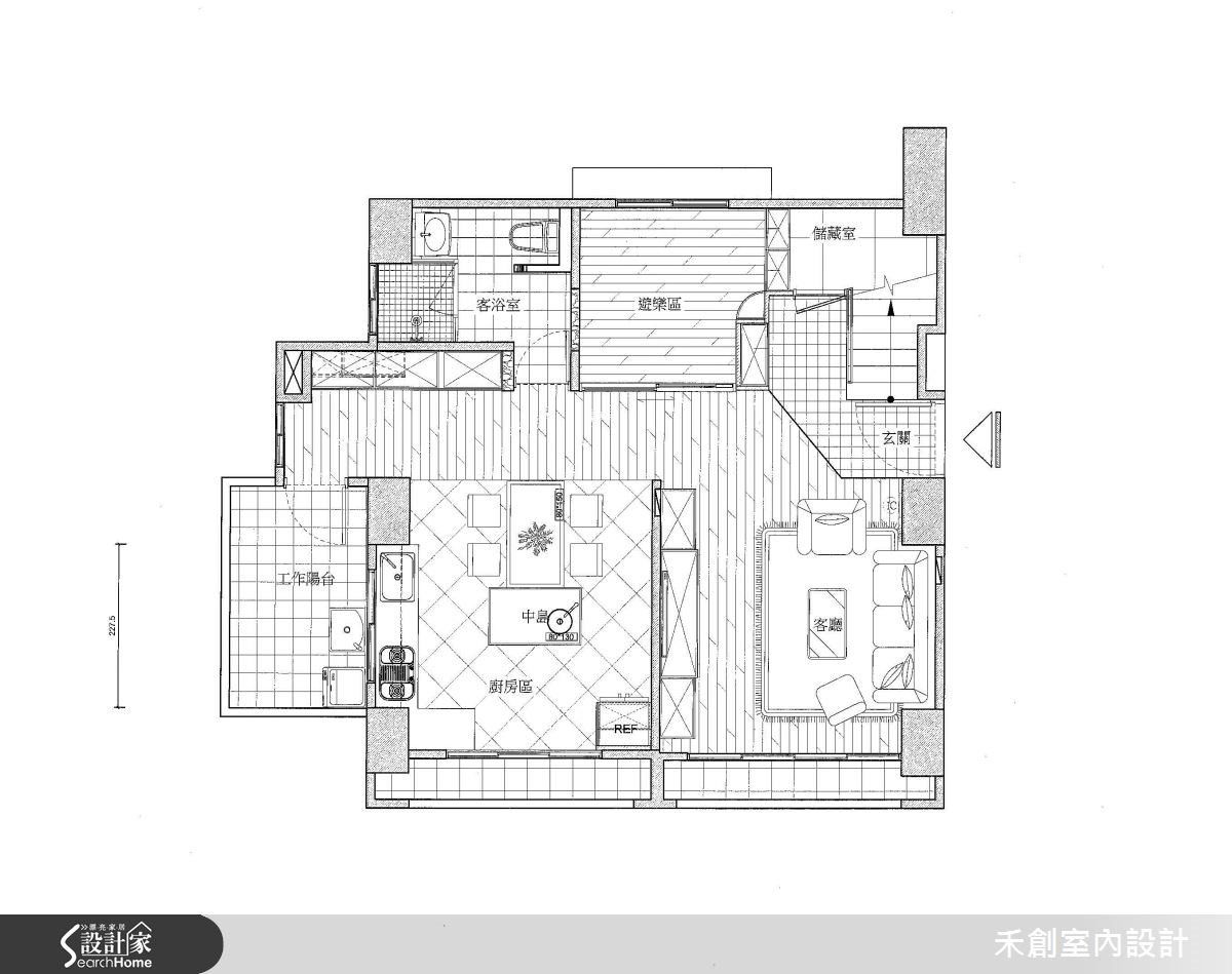 40坪新成屋(5年以下)＿鄉村風案例圖片＿禾捷室內裝修設計有限公司＿禾創_21之21