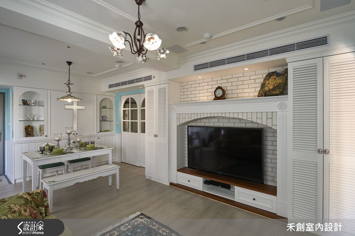 20坪老屋(16~30年)＿美式風客廳案例圖片＿禾捷室內裝修設計有限公司＿禾創_22之1
