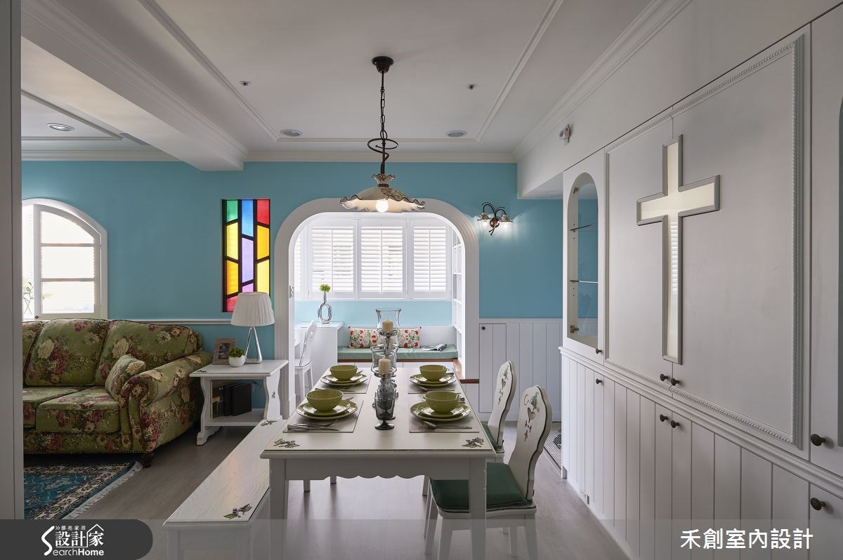 20坪老屋(16~30年)＿美式風餐廳案例圖片＿禾捷室內裝修設計有限公司＿禾創_22之5