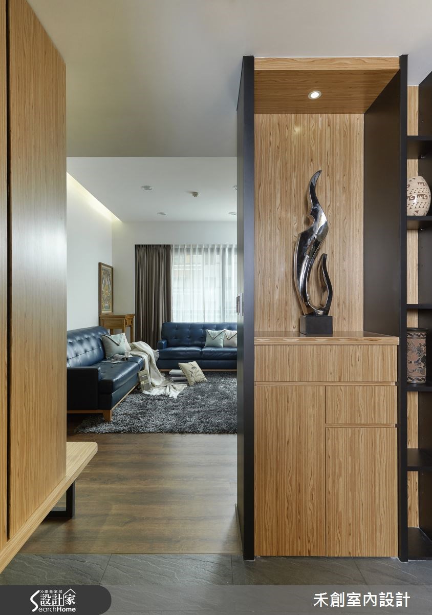 40坪新成屋(5年以下)＿休閒風玄關案例圖片＿禾捷室內裝修設計有限公司＿禾創_23之1
