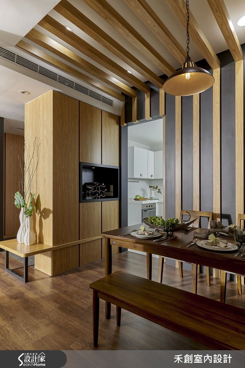40坪新成屋(5年以下)＿休閒風餐廳案例圖片＿禾捷室內裝修設計有限公司＿禾創_23之8