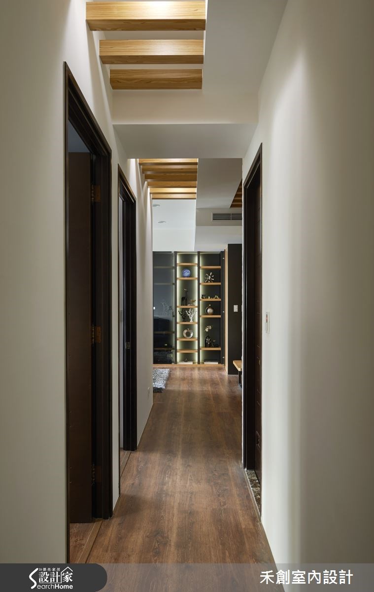 40坪新成屋(5年以下)＿休閒風走廊案例圖片＿禾捷室內裝修設計有限公司＿禾創_23之11