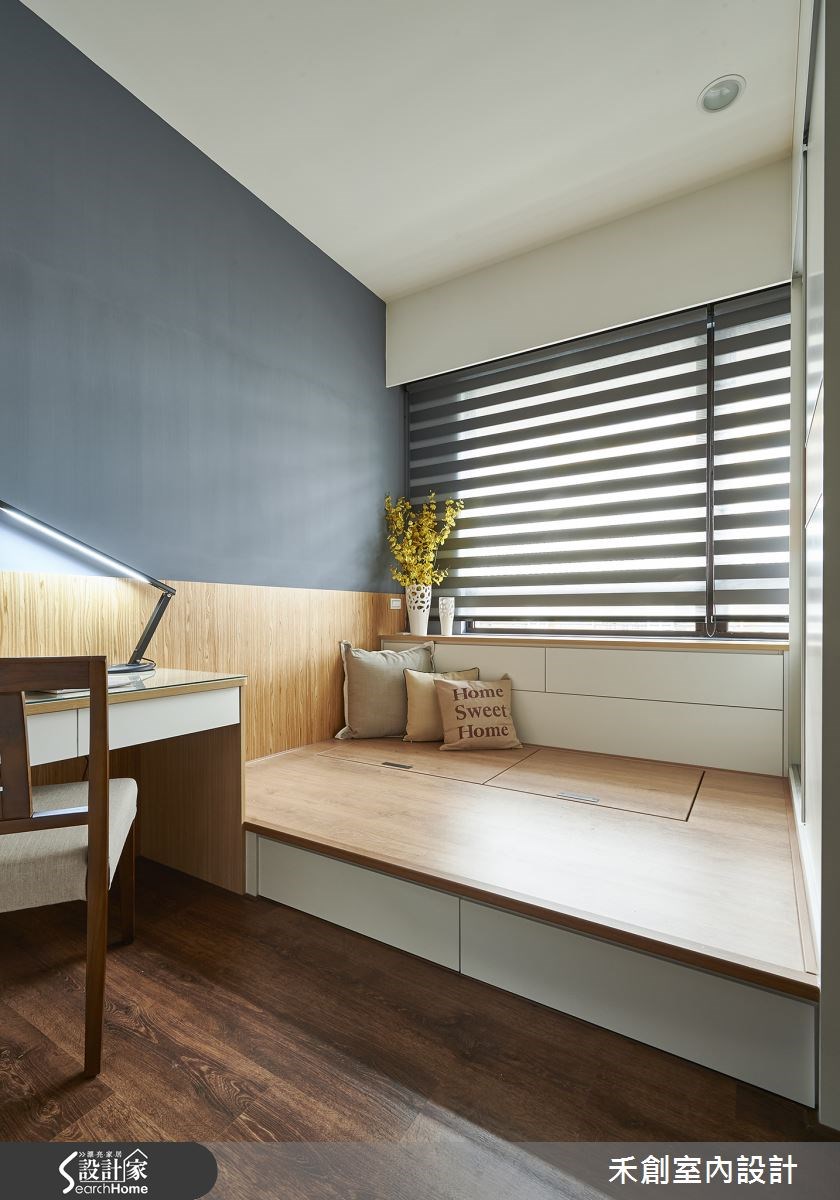 40坪新成屋(5年以下)＿休閒風書房案例圖片＿禾捷室內裝修設計有限公司＿禾創_23之16