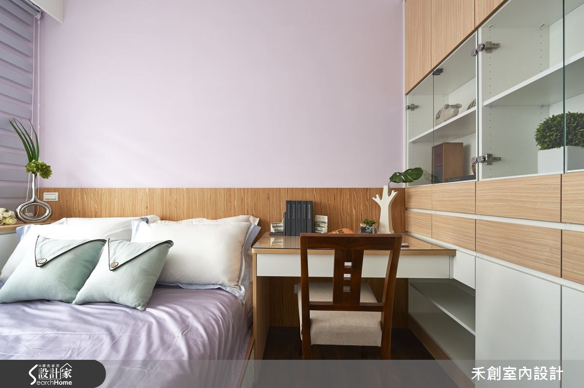 40坪新成屋(5年以下)＿休閒風臥室案例圖片＿禾捷室內裝修設計有限公司＿禾創_23之18