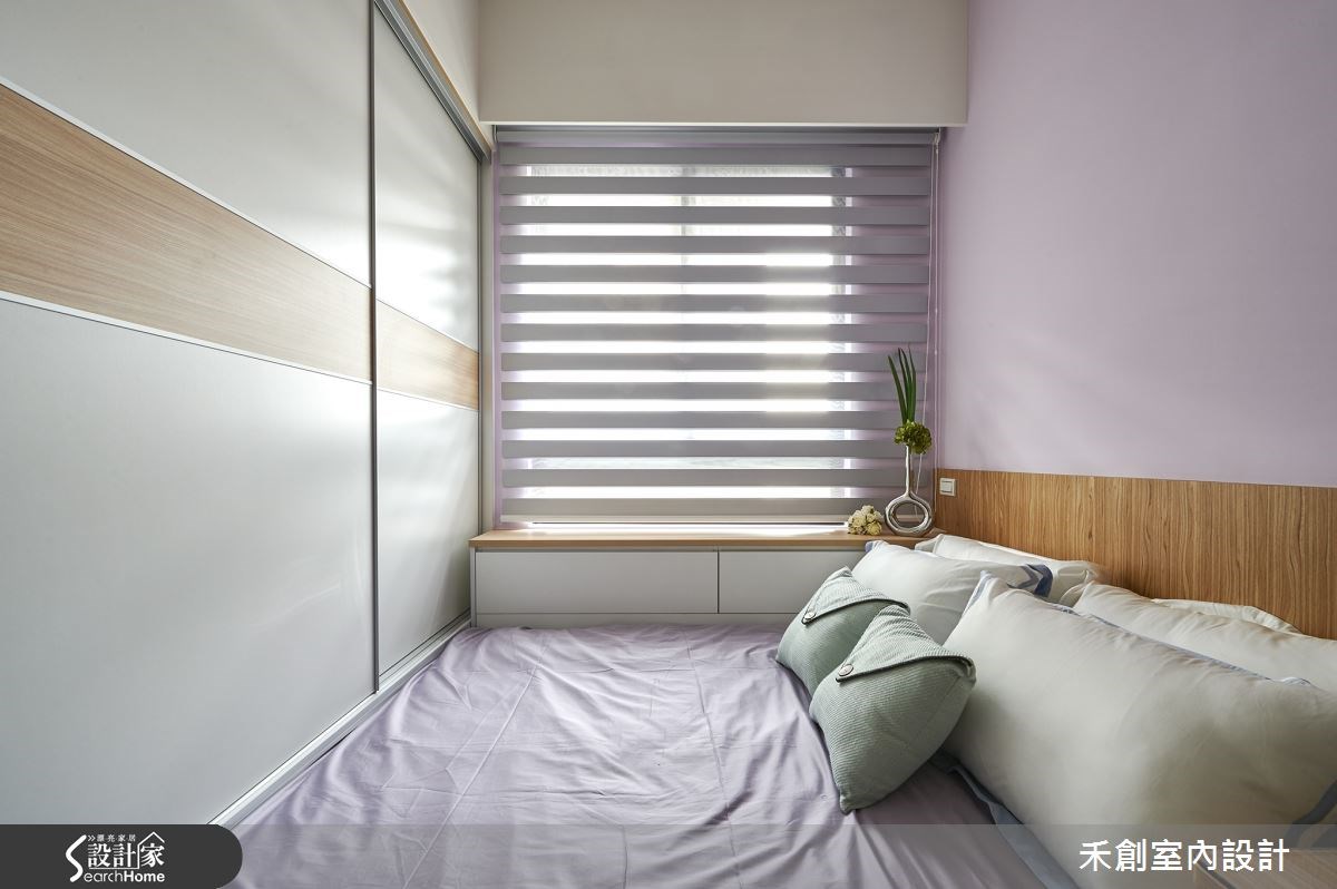 40坪新成屋(5年以下)＿休閒風臥室案例圖片＿禾捷室內裝修設計有限公司＿禾創_23之19