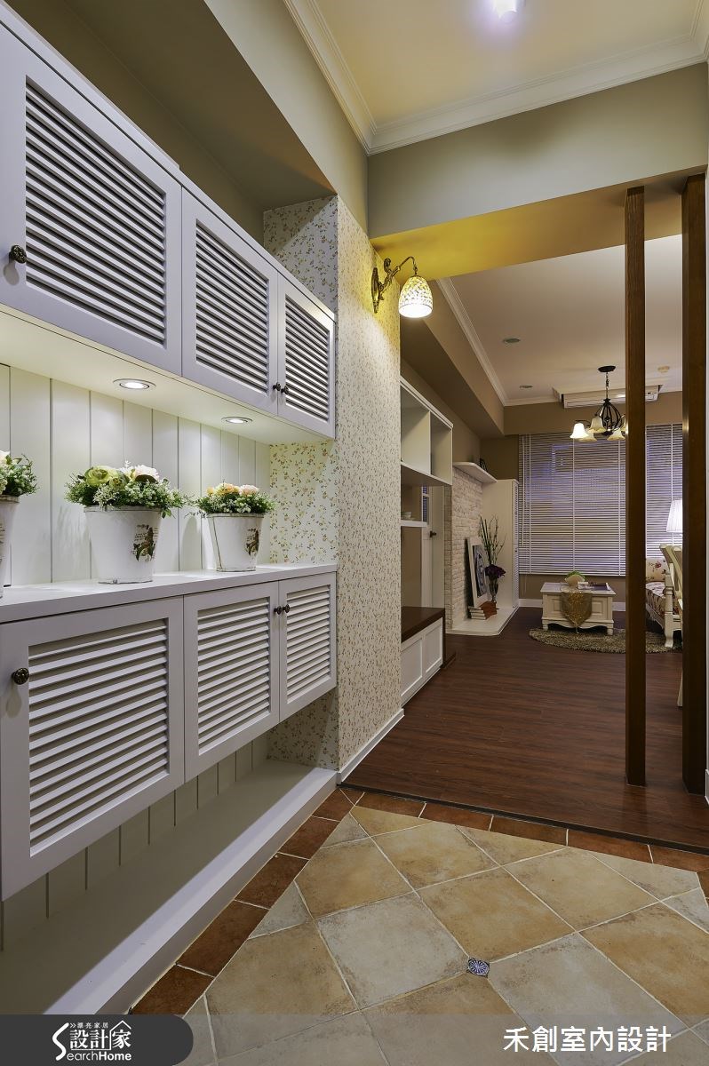 28坪新成屋(5年以下)＿鄉村風走廊案例圖片＿禾捷室內裝修設計有限公司＿禾創_25之1