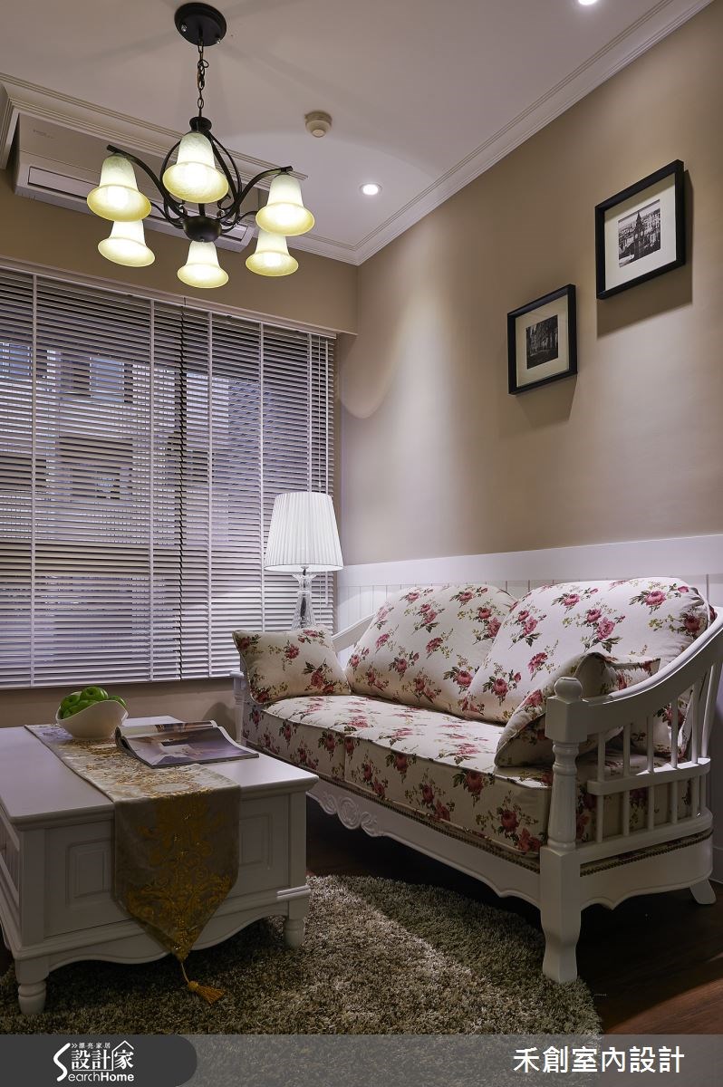 28坪新成屋(5年以下)＿鄉村風客廳案例圖片＿禾捷室內裝修設計有限公司＿禾創_25之6