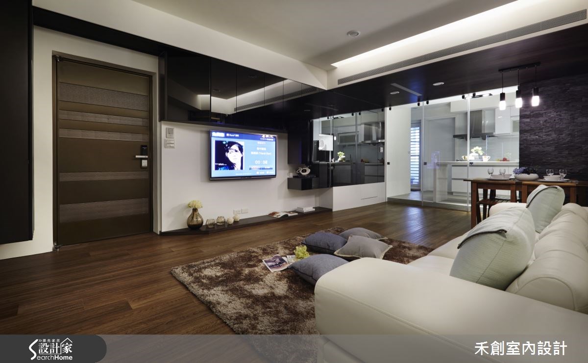 27坪老屋(16~30年)＿現代風客廳案例圖片＿禾捷室內裝修設計有限公司＿禾創_26之4
