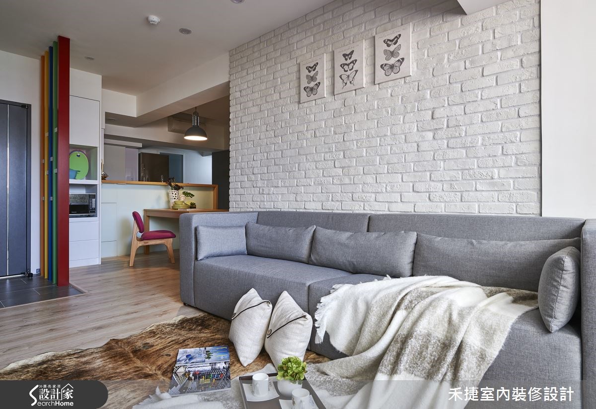 30坪老屋(16~30年)＿混搭風客廳案例圖片＿禾捷室內裝修設計有限公司＿禾捷_28之5
