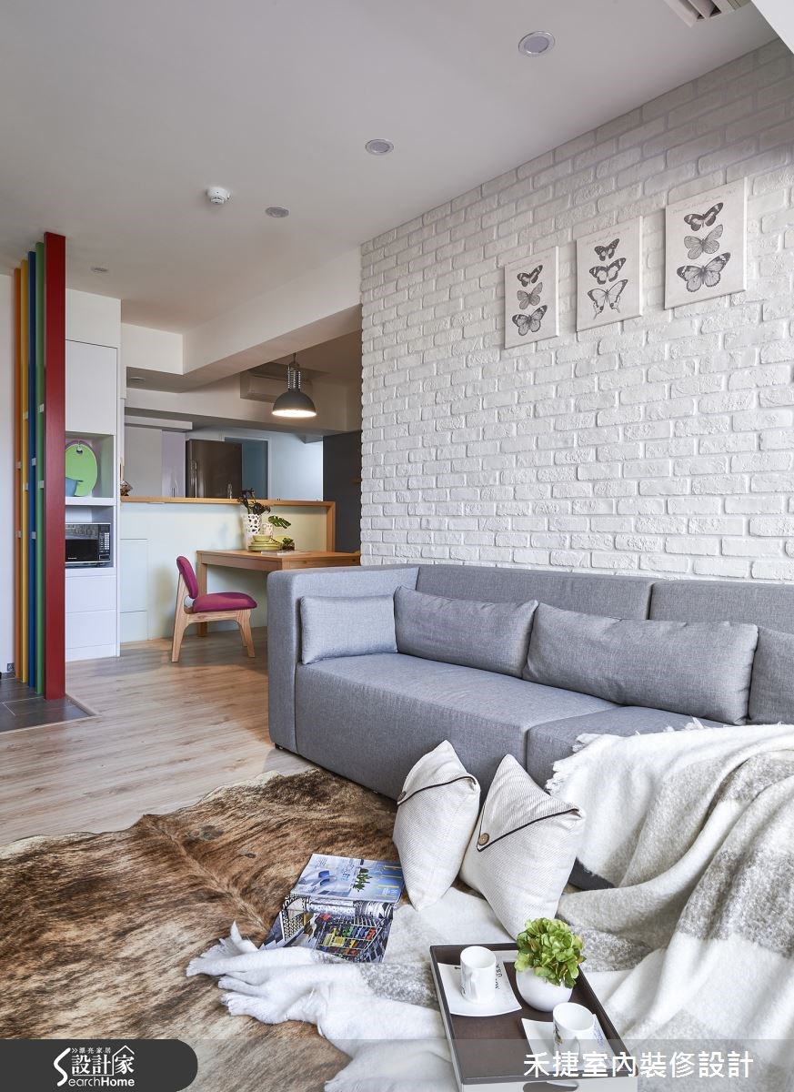 30坪老屋(16~30年)＿混搭風客廳案例圖片＿禾捷室內裝修設計有限公司＿禾捷_28之6