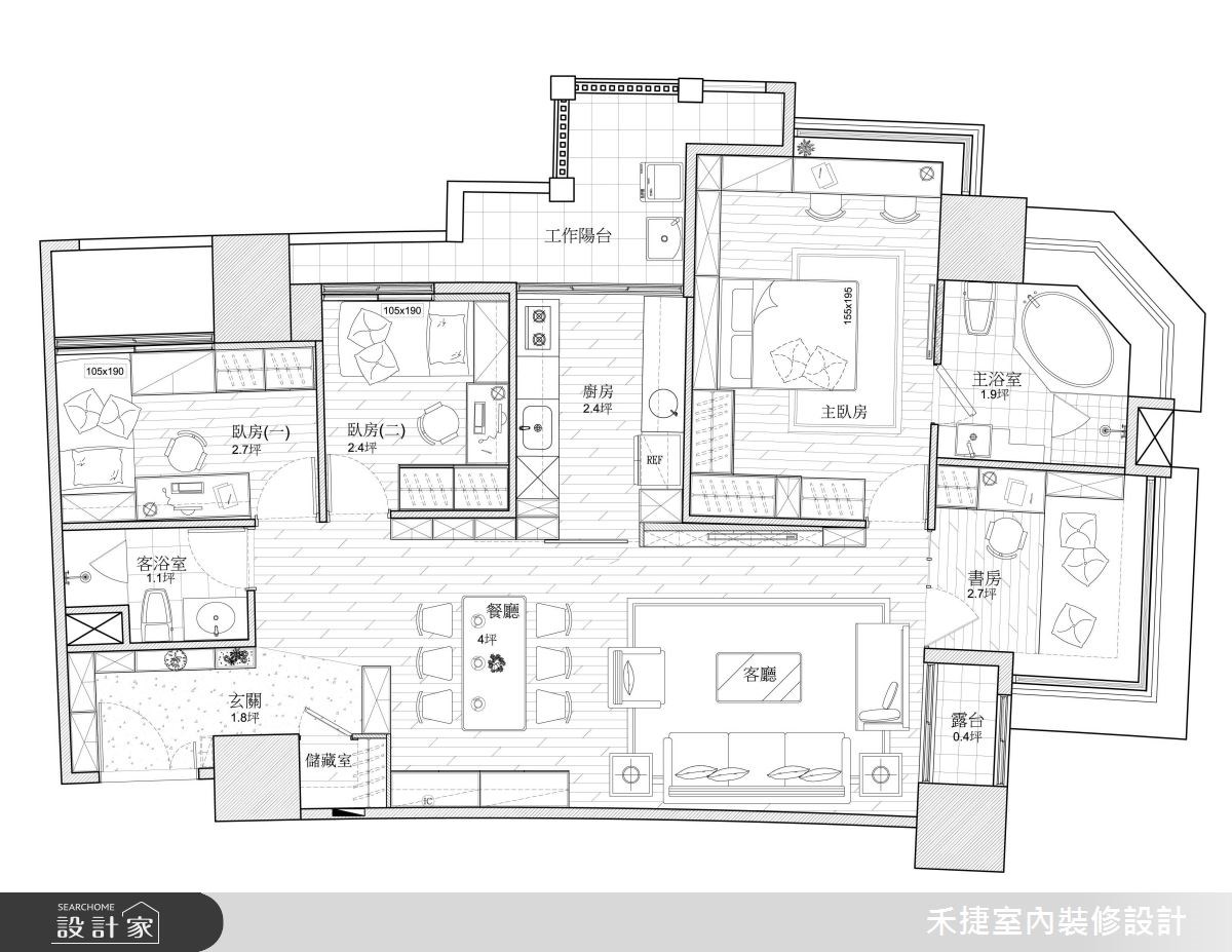 ＿休閒風案例圖片＿禾捷室內裝修設計有限公司＿禾捷_38之16