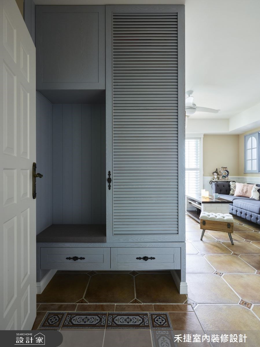 老屋(16~30年)＿鄉村風玄關案例圖片＿禾捷室內裝修設計有限公司＿禾捷_39之1