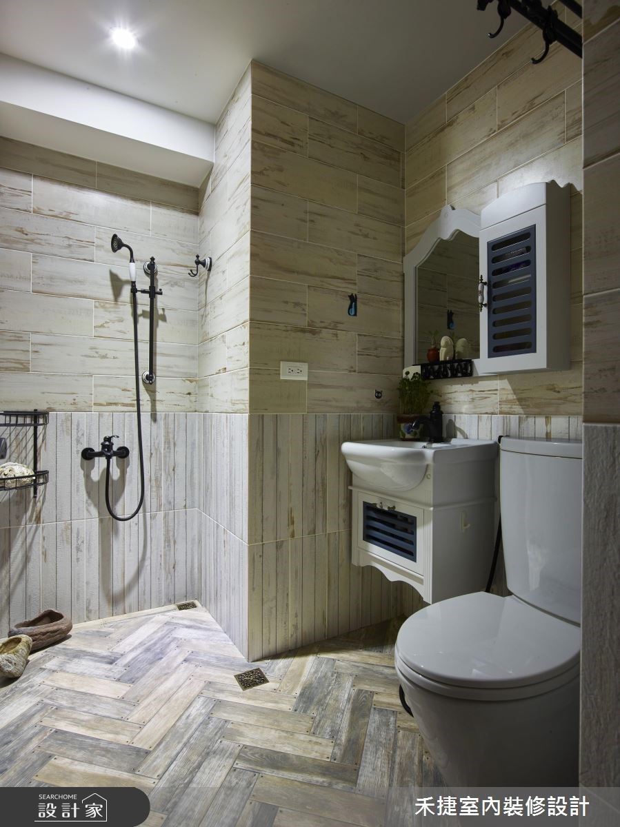 老屋(16~30年)＿鄉村風浴室案例圖片＿禾捷室內裝修設計有限公司＿禾捷_39之11