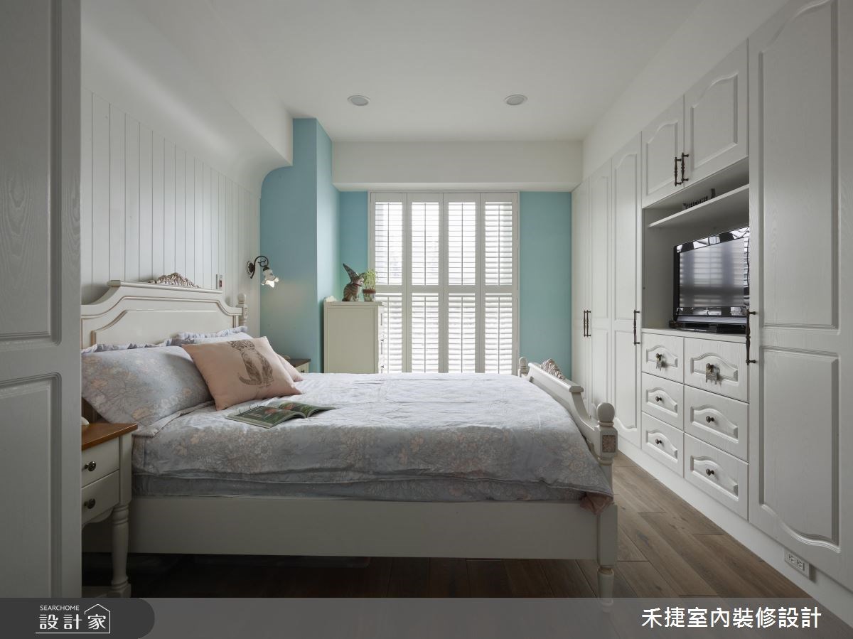 老屋(16~30年)＿鄉村風臥室案例圖片＿禾捷室內裝修設計有限公司＿禾捷_39之12