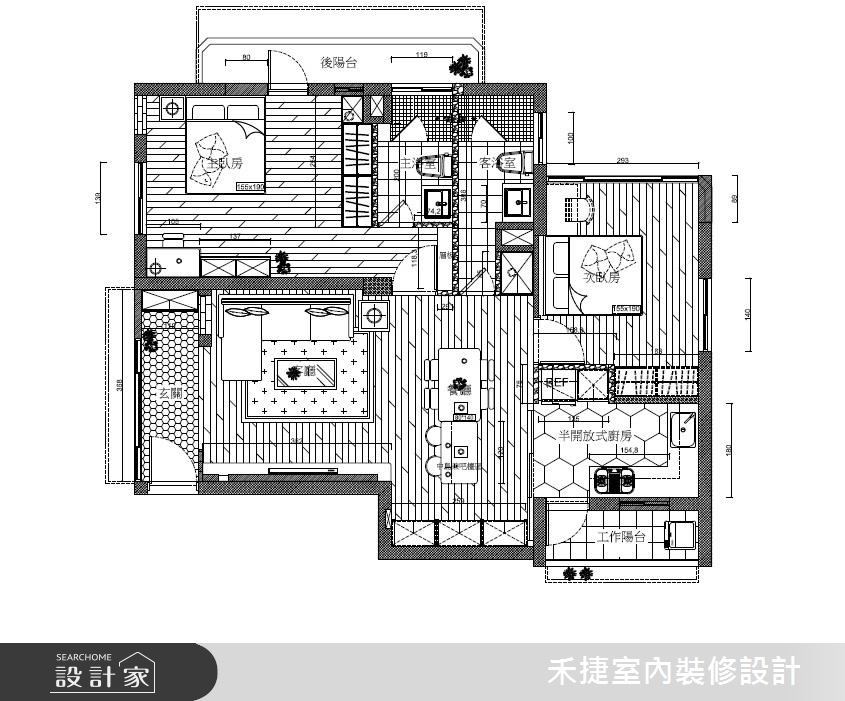 21坪老屋(16~30年)＿北歐風案例圖片＿禾捷室內裝修設計有限公司＿禾捷_41之13