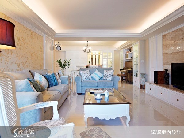 37坪＿美式風客廳案例圖片＿澤源室內設計＿澤源_01之2
