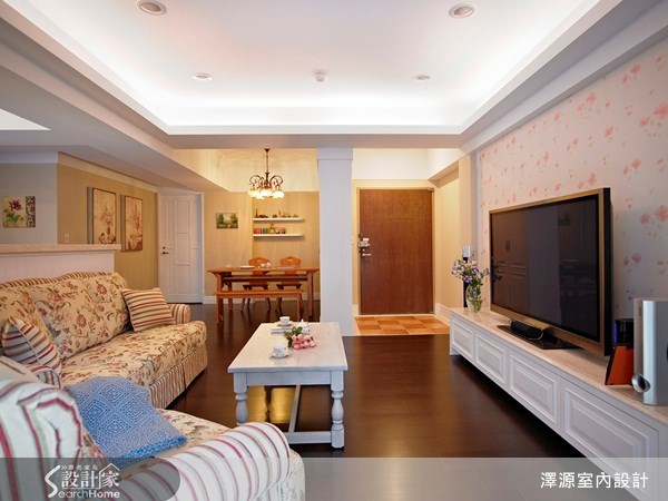 35坪＿鄉村風客廳案例圖片＿澤源室內設計＿澤源_04之2