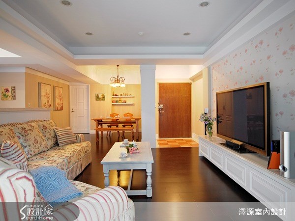 35坪＿鄉村風客廳案例圖片＿澤源室內設計＿澤源_04之1